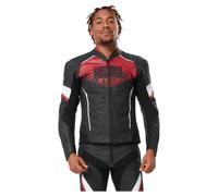 Rekurv In Pelle C-11.04 Giacca Tuta uomo nero, taglia 56