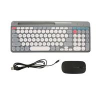 Rel Cuter Set Tastiera e MouseSet Tastiera e Mouse da Gioco WirelSet Tastiera e Mouse per PC Wirel, Set Tastiera e Mouse Wirel Set Tastiera e Mouse Ricaricabile R Style 2.4G