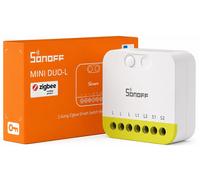 Interruttore Smart Zigbee SONOFF MINI DUO-L 2 Canali Senza Neutro Alexa
