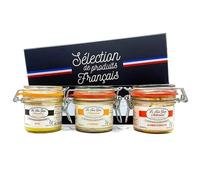 Relais Gourmet Cofanetto Classico con 3 specialità artigianali: Naturale, Armagnac e Peperoncino d'Espelette. Senza additivi | Gourmet del Sud-Ovest | Premium, Made in France