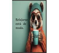RELAJARSE ESTA DE MODA JOURNAL: 5.5x 8.5 black and white lined pages