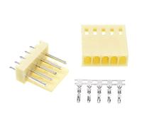 RELAND SUN 10sets 2.54MM KF2510 Connettore Piatto Dritto Pin Kit Connettore Femmina Shell e Femmina Pin Header Terminali (5P set)