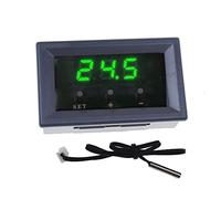 RELAND Sun 12V LED Regolatore di Temperatura Digitale Regolatore di Riscaldamento Raffreddamento con sensore NTC (Verde)