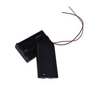 RELAND SUN 1pcs rettangolo doppio filo 3x1.5V AAA casi titolari con coperchio