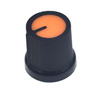 RELAND SUN 20pcs AG2 AG3 6mm albero a coste, controllo del volume potenziometro manopole (AG3, arancione)