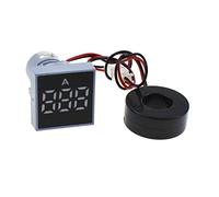 Reland Sun 22 mm 0-100A Amperometro Digitale Quadrato Segnale Luce Indicatore di Corrente Indicatore Indicatore Indicatore Luce AD16-22FSA (Bianco)