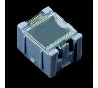 RELAND SUN 5pcs SMT Scatole di Immagazzinaggio Componenti Elettronici Mini Caso di Immagazzinaggio SMT SMD Assortimento Box Contenitore con Coperchi (blu)