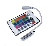 RELAND SUN DC12V Mini 24key Controller RGB Led Strip DC 12 V 24 Chiave Per SMD 3528 5050 5630 3014 Luci LED