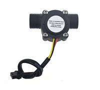 RELAND SUN G1/2 "Flusso d'acqua Hall Sensore Interruttore 1-30L/min 1.75MPa Flussometro Contatore Flussometro Sensore di flusso d'acqua (YF-S201 nero)