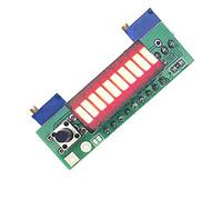 Reland Sun LM3914 10 Segmento 5V 12V Capacità Batteria Potenza Indicatore LED Kit Display (rosso)