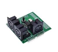 Reland Sun MIDI Scudo Musicale Breakout Board Strumento Interfaccia Digitale Piastra per Modulo Scheda