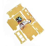 Reland Sun Raspberry Pi 3 4 Acrilico Assemblea Shell (RPI4 Shell+ventilatore)