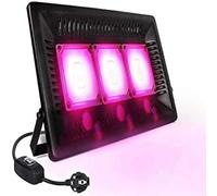 Relassy Lampada per Piante, 150W Luci di Crescita A Spettro Completo A LED, IP67 Impermeabile con 4 Catene per Appendere, Angolo Regolabile di 180°, Luce per Piante per Piante da Serra, Idroponica