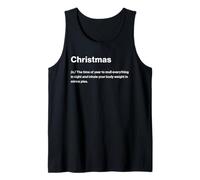 Relatable Funny British Dictionary Definition Christmas Canotta