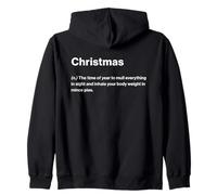 Relatable Funny British Dictionary Definition Christmas Felpa con Cappuccio