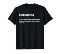 Relatable Funny British Dictionary Definition Christmas Maglietta