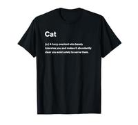 Relatable Funny Dictionary Definition Cat Maglietta