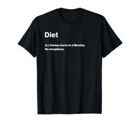 Relatable Funny Dictionary Definition Diet Maglietta