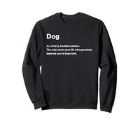 Relatable Funny Dictionary Definition Dog Felpa