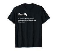 Relatable Funny Dictionary Definition Family Maglietta