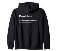 Relatable Funny Dictionary Definition Feminism Felpa con Cappuccio