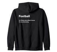 Relatable Funny Dictionary Definition Football Felpa con Cappuccio