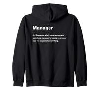 Relatable Funny Dictionary Definition Manager Felpa con Cappuccio