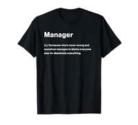 Relatable Funny Dictionary Definition Manager Maglietta