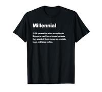 Relatable Funny Dictionary Definition Millennial Maglietta