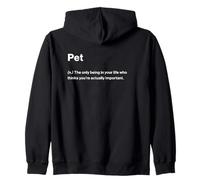 Relatable Funny Dictionary Definition Pet Felpa con Cappuccio