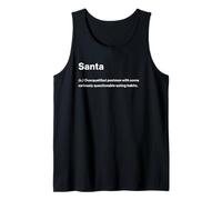 Relatable Funny Dictionary Definition Santa Canotta
