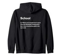 Relatable Funny Dictionary Definition School Felpa con Cappuccio