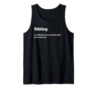 Relatable Funny Dictionary Definition Sibling Canotta