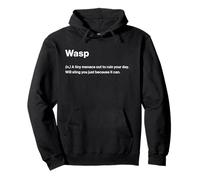 Relatable Funny Dictionary Definition Wasp Felpa con Cappuccio