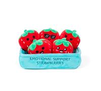 Relatable, peluche a forma di fragole di supporto emotivo, giocattoli e peluche, ottima idea regalo per persone care di tutte le età, include 5 peluche con cestino per il trasporto