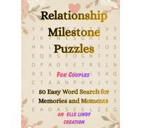 Relationship Milestone Puzzles: 50 Easy Word Search for Memories and Moments (Large Print)