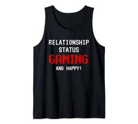 Relationship Status: Gaming And Happy Funny Gamer Humor Joke Canotta