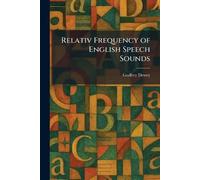 Relativ Frequency of English Speech Sounds