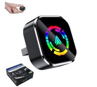 Relativelk Carplay, 2025 Upgraded Mini Wireless CarPlay & Android Auto Adapter, for iPhone/Android, Plug & Play 2-in-1 Adapter with 2.4/5GHz WiFi and Bluetooth 5.0 (Colorful)