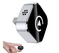 Relativelk Carplay, Relativelk Wireless Carplay Adapter, Mini Wireless Carplay & Android Auto Adapters, with 2.4/5ghz WiFi and Bluetooth 5.0, 2-in-1 Adapters for iPhone/Android (Silver)