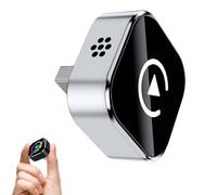 Relativelk Carplay, Relativelk Wireless Carplay, Plug & Play 2-in-1 Adapter for Wired CarPlay and Android Auto with 2.4/5GHz WiFi and Bluetooth 5.0, Wide Compatibility with 800+ Car Models (Silver)