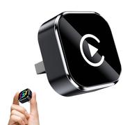 Relativelk Carplay, Relativelk Wireless Carplay, Plug & Play 2-in-1 Adapter for Wired CarPlay and Android Auto with 2.4/5GHz WiFi and Bluetooth 5.0, Wide Compatibility with 800+ Car Models (Black)