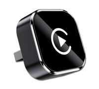 Relativelk Wireless Carplay,Wireless Carplay Adapter,with 2.4/5GHz WiFi and Bluetooth 5.0,Play Easy Use Fast Stable Connection Car Play for iPhone (Black)