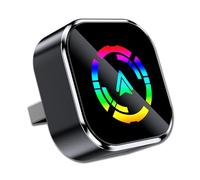 Relativelk Wireless Carplay,Wireless Carplay Adapter,with 2.4/5GHz WiFi and Bluetooth 5.0,Play Easy Use Fast Stable Connection Car Play for iPhone (Color)
