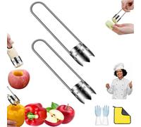 Relativityi Multifunctional Fruit and Vegetable Core Remover,Relativity Core Remover Fruit,Forcipower Red Bell Pepper Seed Corers - Dishwasher Friendly,Say Goodbye to Tedious Kitchen Preparations (A2)