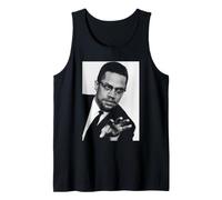 Relatore attivista per i Diritti Umani Malcolm X nel 1965 Canotta