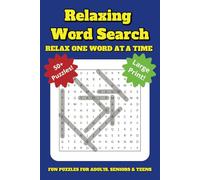 Relax and Solve Word Search Puzzle Book: Word Searches with Easy to Read Print about Relaxation, Meditation, Nature and More | 6x9 inches, 110 pages | ... Gift for Vacations, Holidays and Free Times