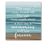 Relax Beach Vibes Tin Sign For Porch Balcony Entryway Wall 8x12 Inch | Versatile size fits neatly into gallery walls or stands alone as statement piece.
