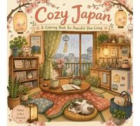 Relax & Color: Cozy Japanese Tiny Homes Coloring Book for Teens and Adults: 40 Relaxing Tiny Apartment Scenes Inspired by Japanese Slow Living, Cozy Corners, Tea Time, Cats, Plants & Everyday Comforts