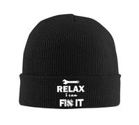 Relax I Can Fix It Donna Uomo Watch cap Flessibile Beanie Cappello Morbido Skull cap per Bici Sci All'Aperto